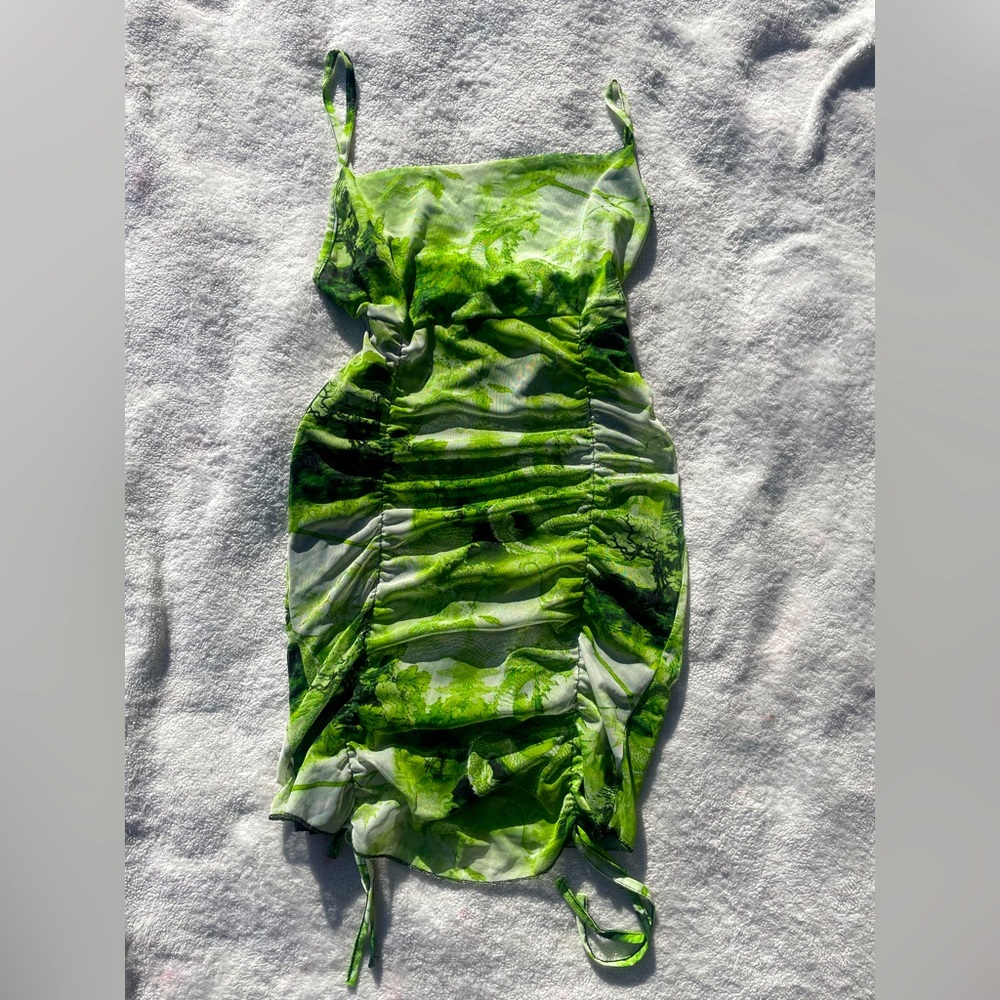 Bodycon Green Dragon Dress